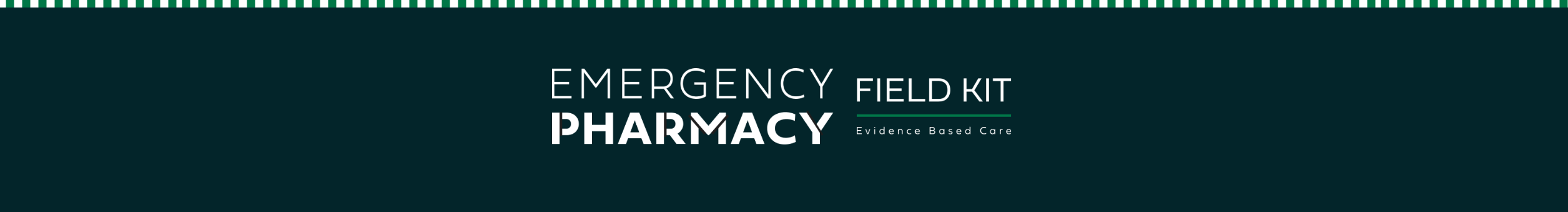 Emergency Pharmacy Field Kit — Evidence Based Care